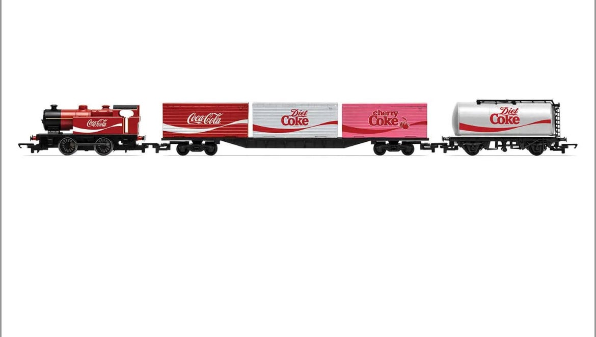 Hornby coca cola train store